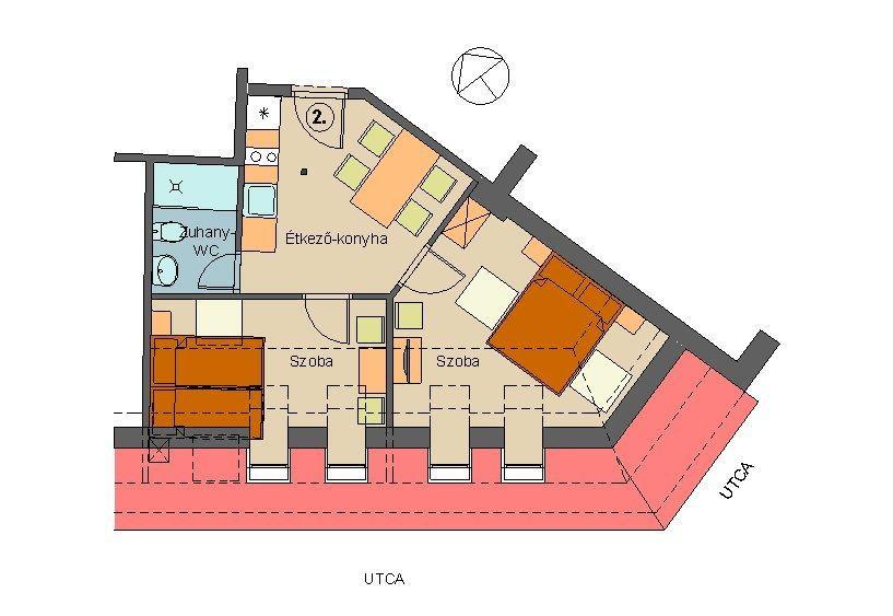 Corner Apartman エゲル 部屋 写真